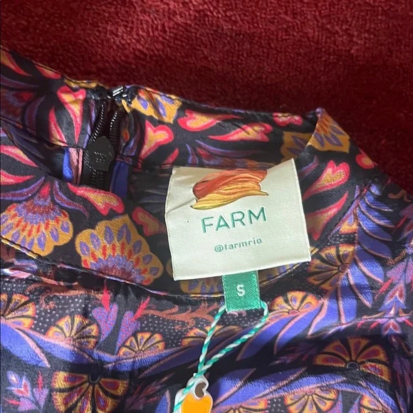 Farm Rio Printed Crepe De Chine Maxi Dress - Picture 4 of 12